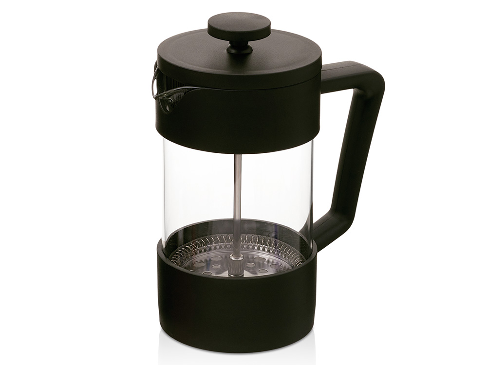 Подарочный набор c пледом, френчпрессом, чаем и медом, оранжевый — изображение 14