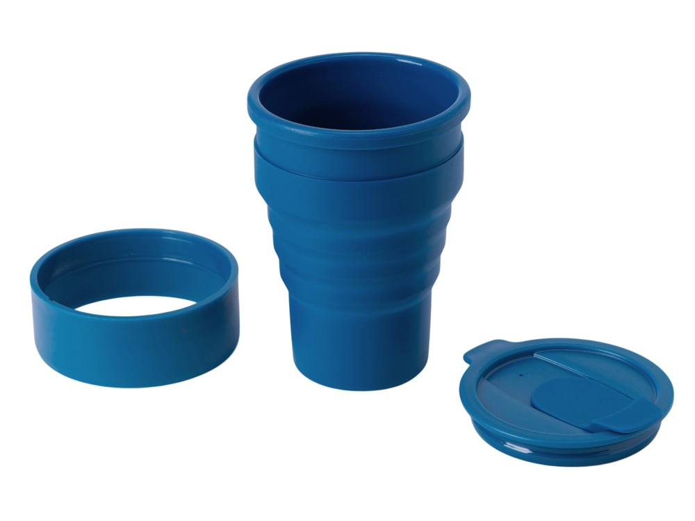 Силиконовый складной стакан GoCup, индиго — изображение 3