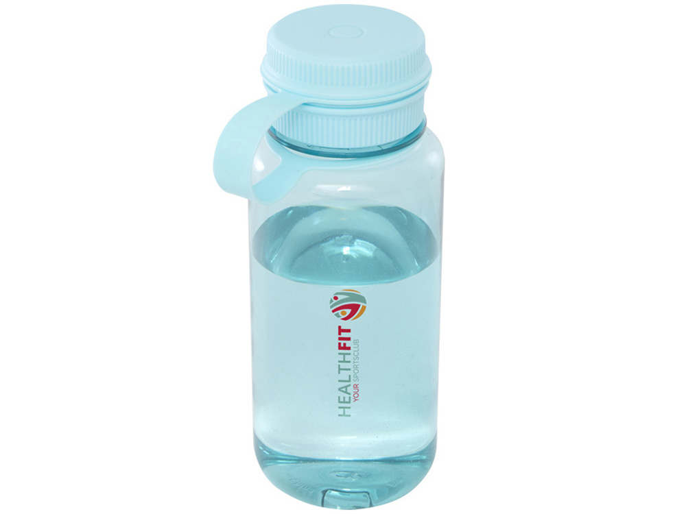 Спортивная бутылка Ryder из переработанного ПЭТ-пластика объемом 900 мл с многофункциональной крышкой, сертифицированная RCS - Бирюзовый — изображение 6