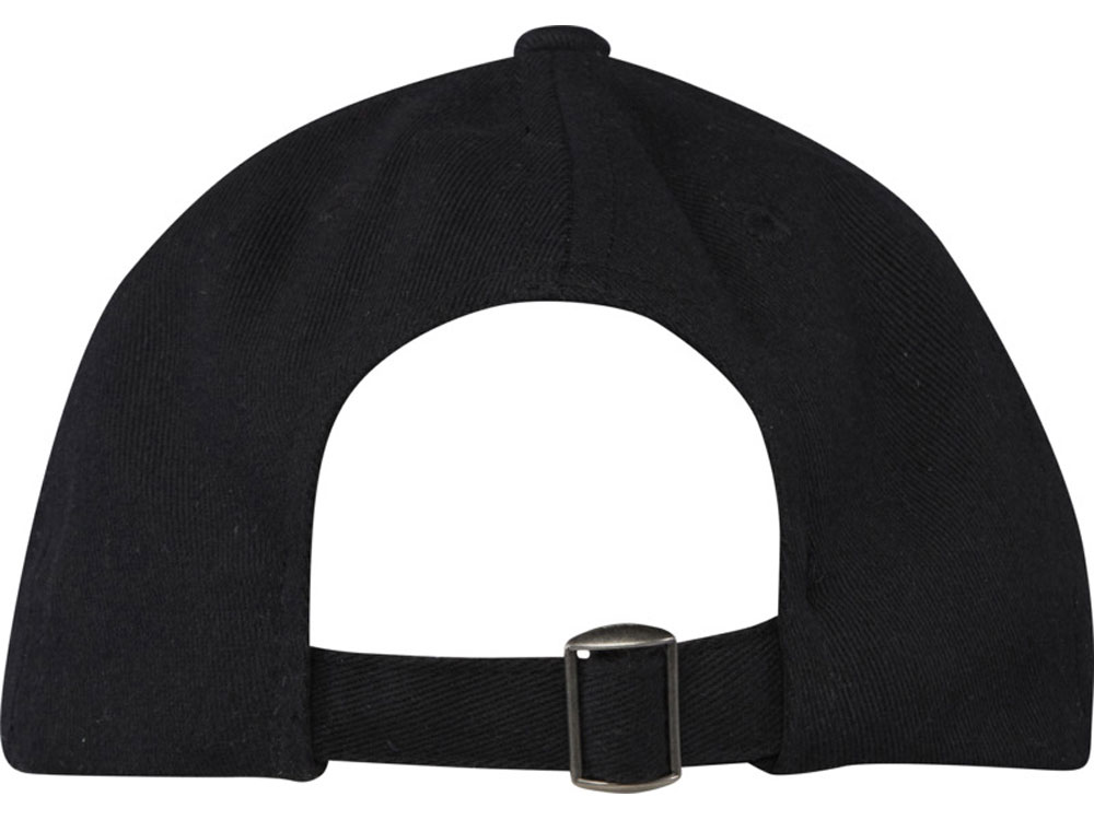 Opal с 6 панелями Aware™ кепка из переработанных материалов - сплошной черный — изображение 3