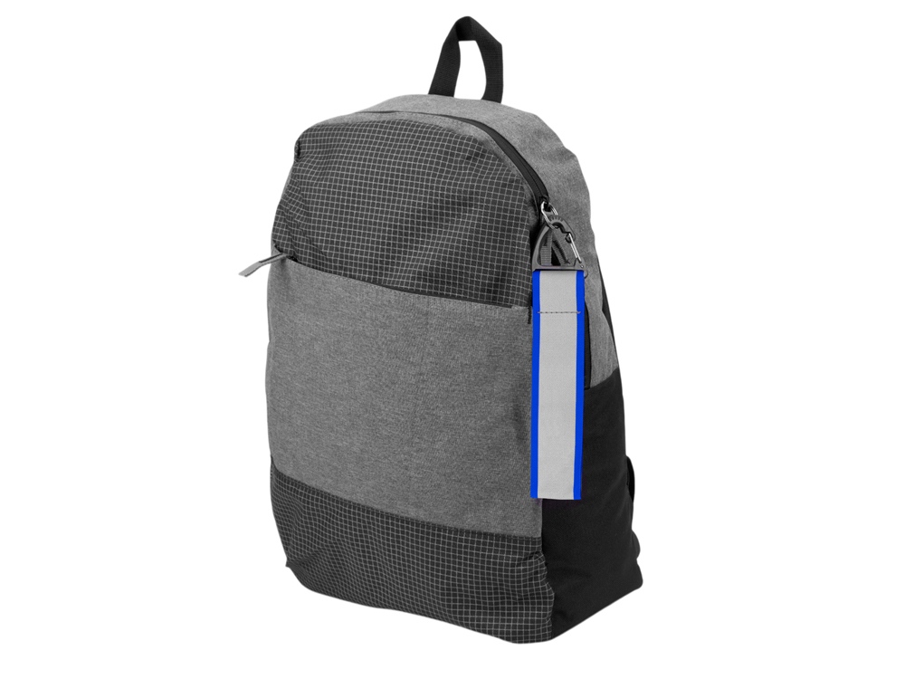 Светоотражающий брелок Reflector, серебристый/синий — изображение 3