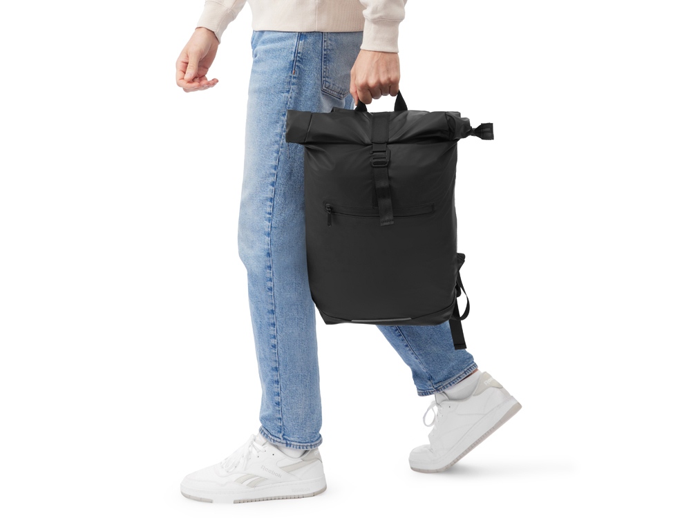 Непромокаемый рюкзак Landy для ноутбука, черный — изображение 13