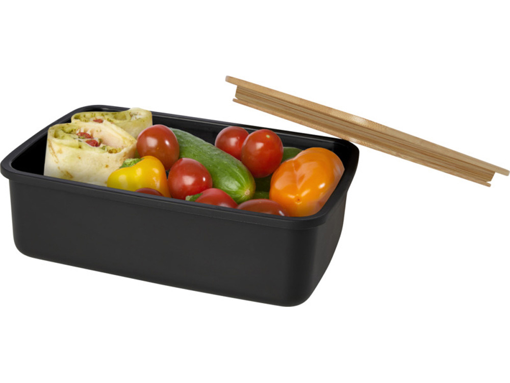 Mangi Ланч-бокс 750 мл - сплошной черный — изображение 3