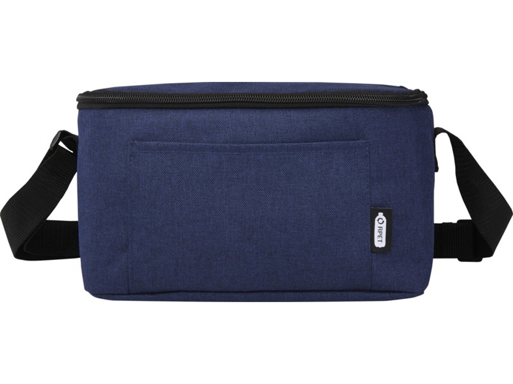 Tundra сумка-холодильник на 6 банок из переработанного РЕТ-пластика - Heather navy — изображение 2