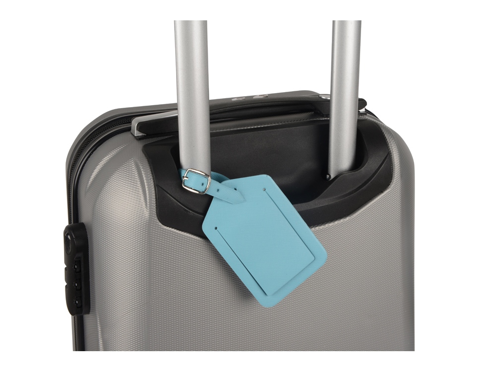 Багажная бирка Weekend из ПВХ, голубой — изображение 3