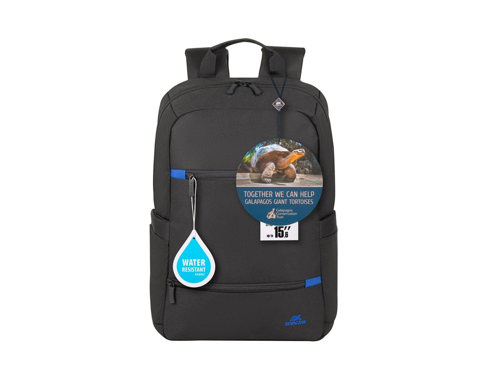 RIVACASE 8265 black Laptop рюкзак для ноутбука 15.6 / 6 — изображение 19
