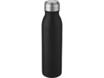 Бутылка для воды Harper из нержавеющей стали, с металлической петлей, 700 мл - Черный