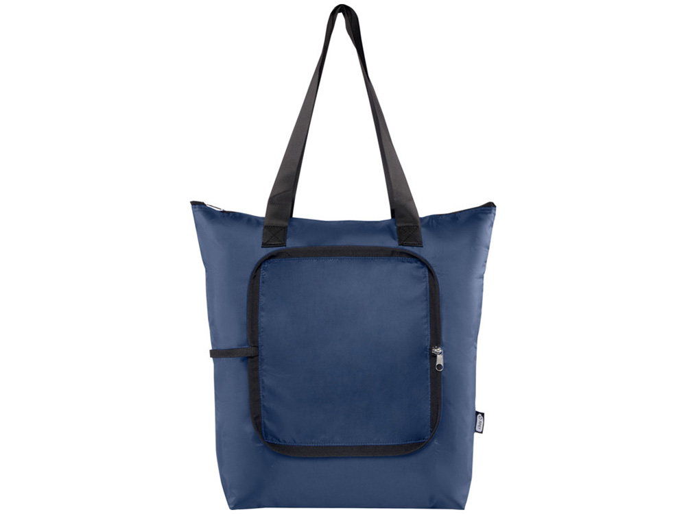 EcoFold Складная сумка-холодильник из RPET 15 л - Темно - синий — изображение 2