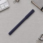 Ручка картонная с колпачком Recycled, темно-синий (2380C)