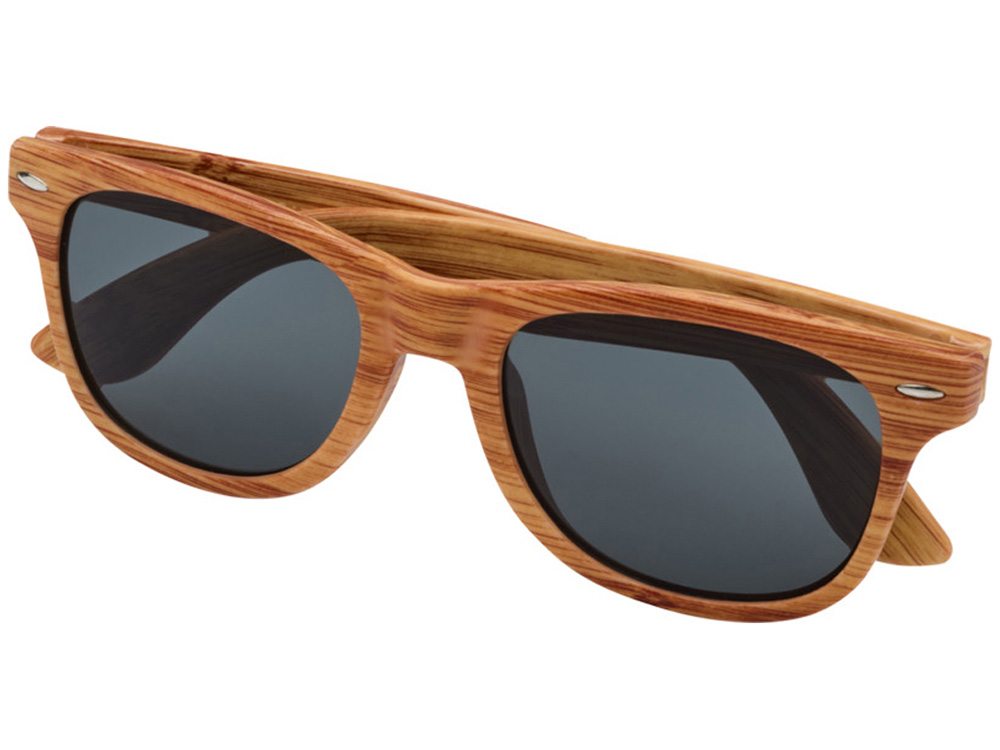 Солнцезащитные очки Mira с эффектом дерева - Натуральный — изображение 3