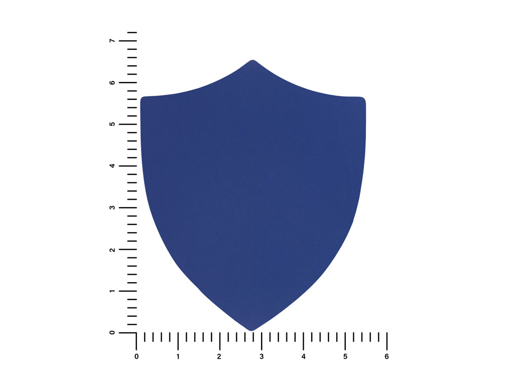 ПАТЧ ЩИТ soft-touch (синий) 6,6 х 5,5 см — изображение 2