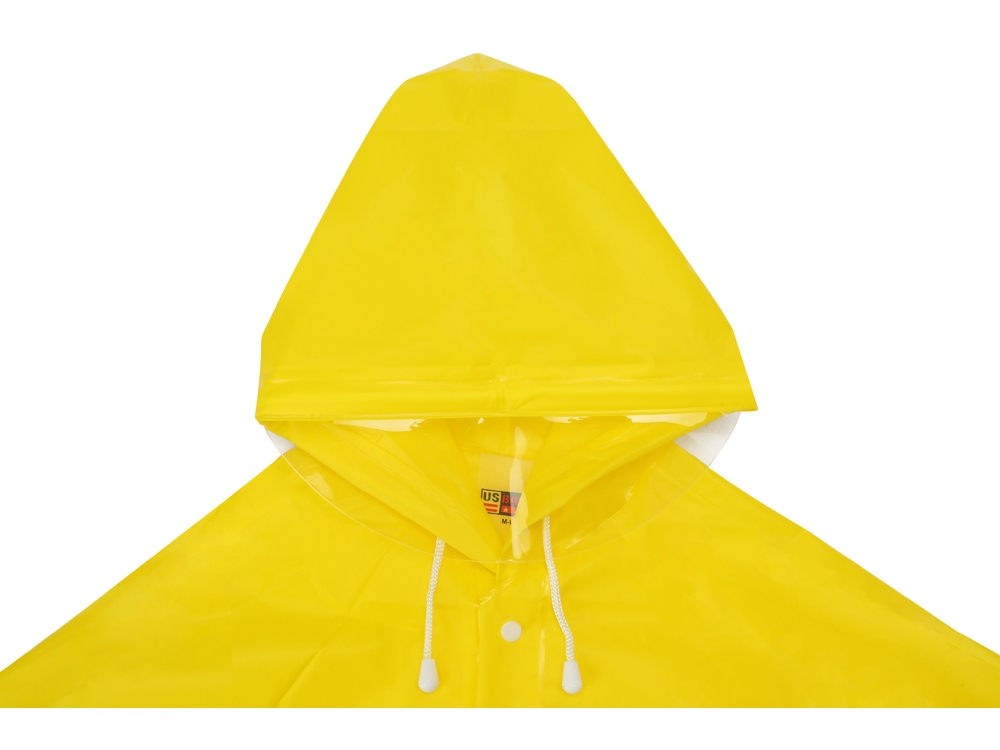 Дождевик Hawaii pro c чехлом унисекс, желтый — изображение 8