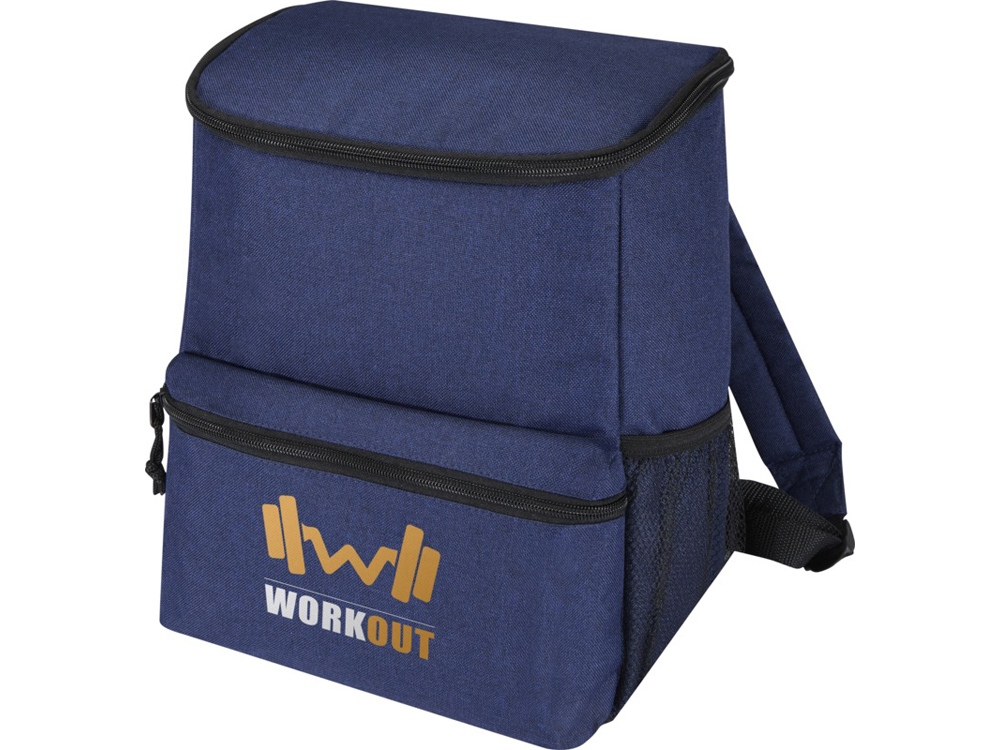 Excursion, рюкзак-холодильник из переработанного РЕТ-пластика - Heather navy — изображение 7