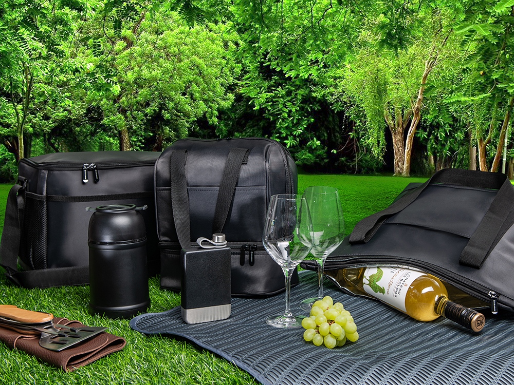 Плед для пикника Module, темно-серый — изображение 10