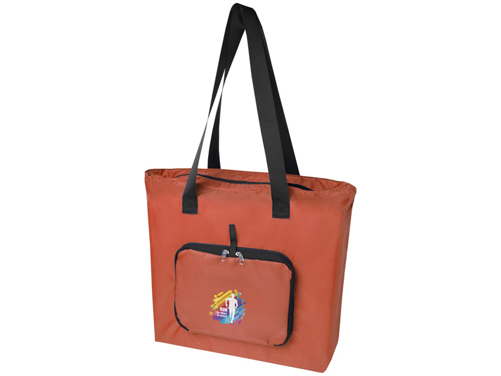 EcoFold Складная эко-сумка из RPET 16 л - Brick — изображение 4