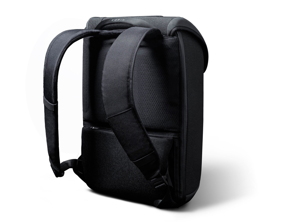 Водостойкий антикражный рюкзак Clickpack для ноутбука 15.6, черный — изображение 4