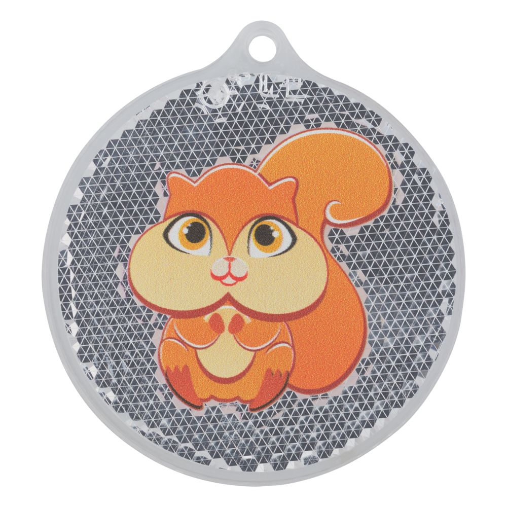 Пешеходный светоотражатель «Круг», синий — изображение 2