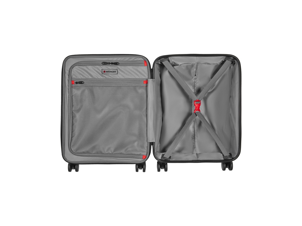 Чемодан WENGER Pegasus, черный, поликарбонат+АБС-пластик, средний, 46х66х26 см, 66 л. — изображение 5