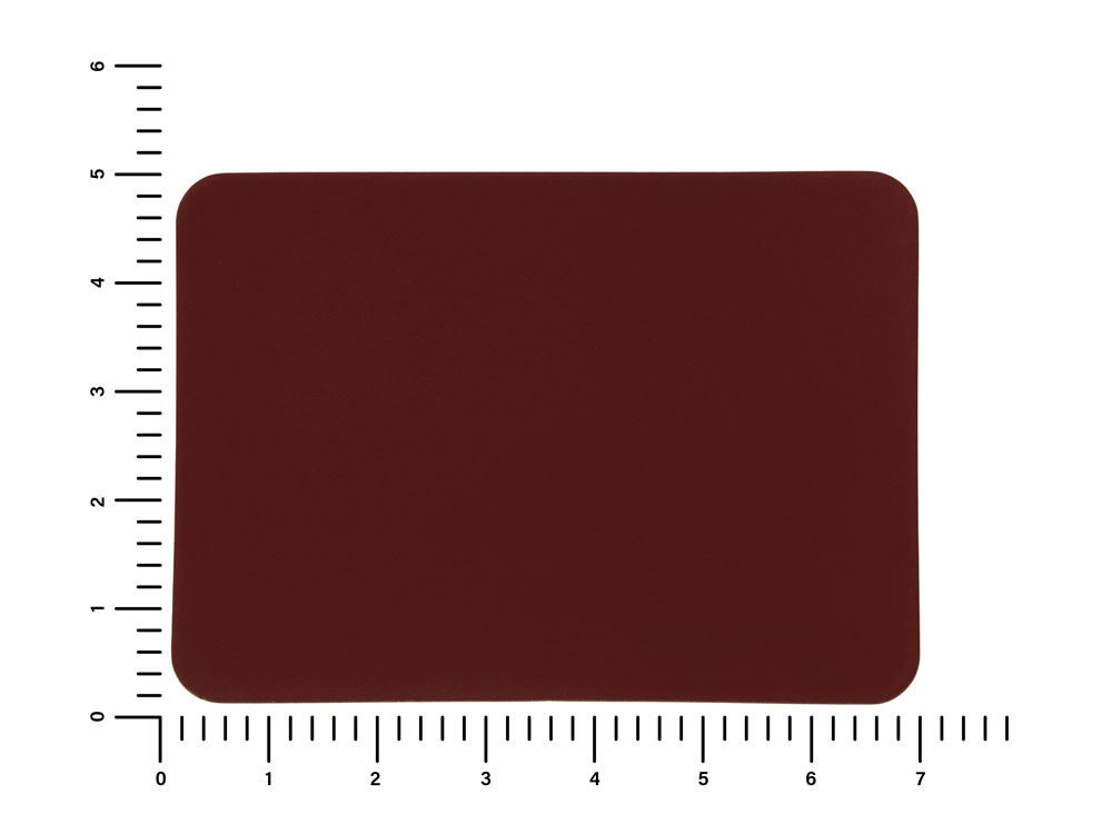 ПАТЧ ПРЯМОУГОЛНЫЙ soft-touch (коричневый ) 5,0 х 7,0 см — изображение 2