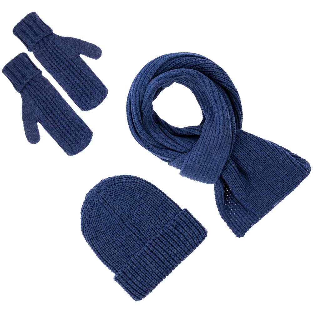 Шарф Nordkyn, синий меланж — изображение 3