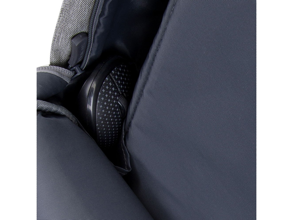 RIVACASE 7567 grey/dark blue рюкзак для ноутбука 17.3 / 6 — изображение 22