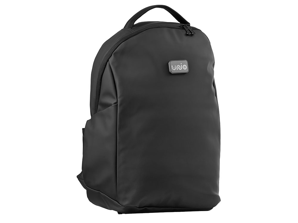 Рюкзак Sofit для ноутбука из экокожи, черный с гравировкой — изображение 3