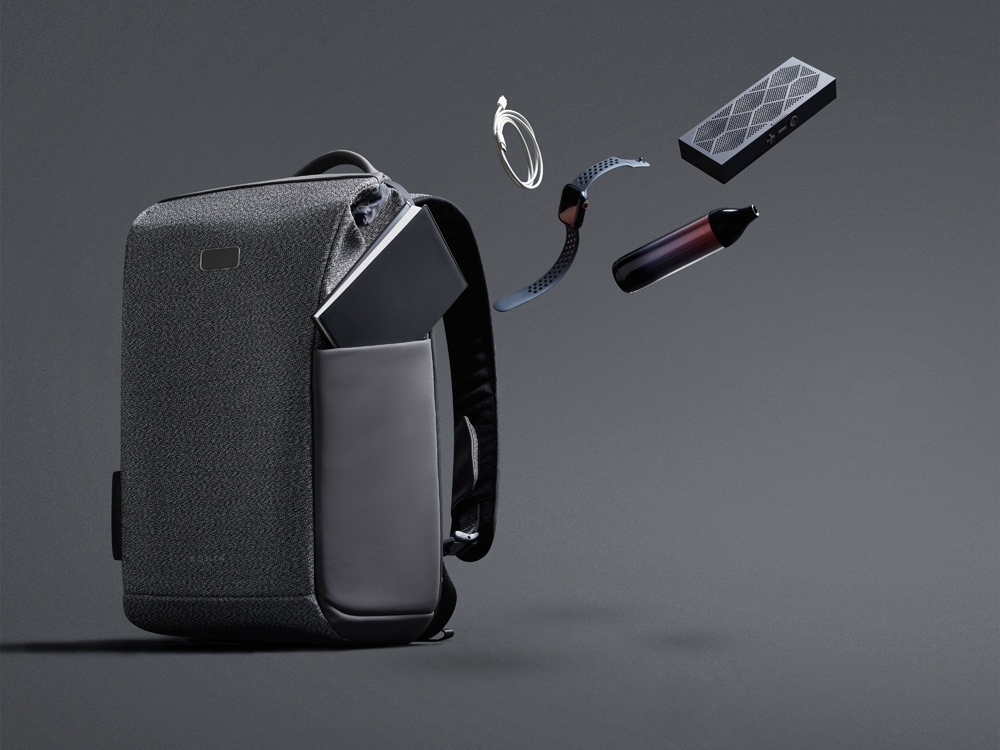 Антикражный рюкзак SnapPack для ноутбука 16, серый — изображение 27