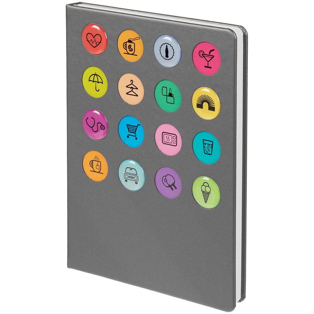 Ежедневник «История изобретений», недатированный, серый — изображение 2