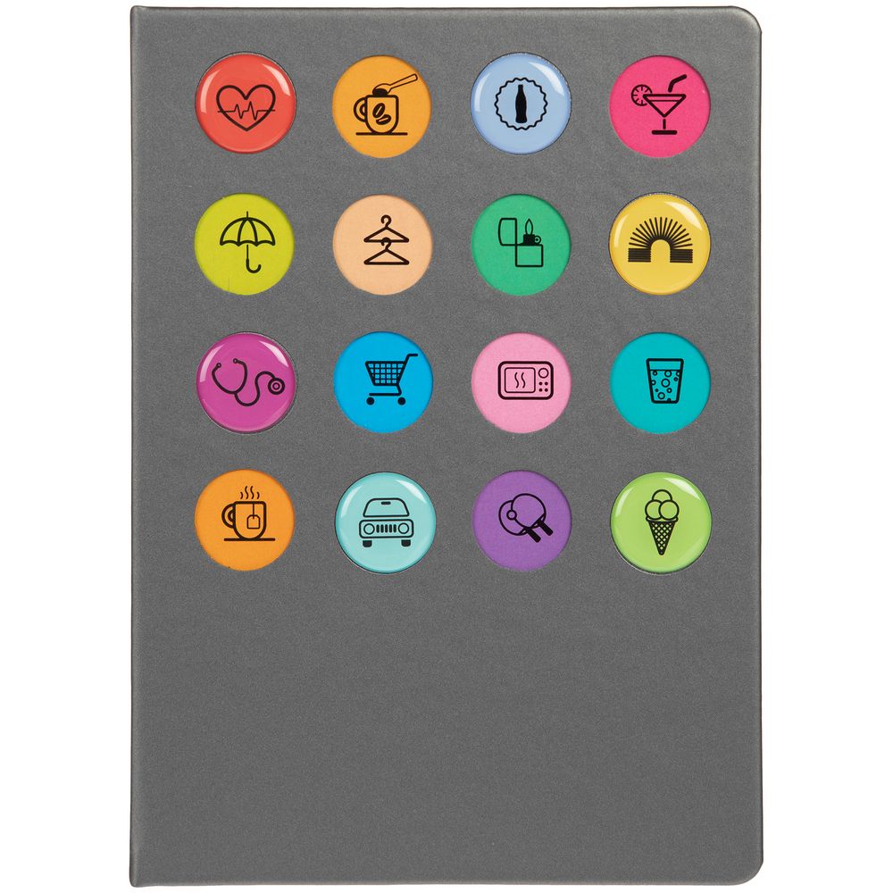 Ежедневник «История изобретений», недатированный, серый — изображение 3