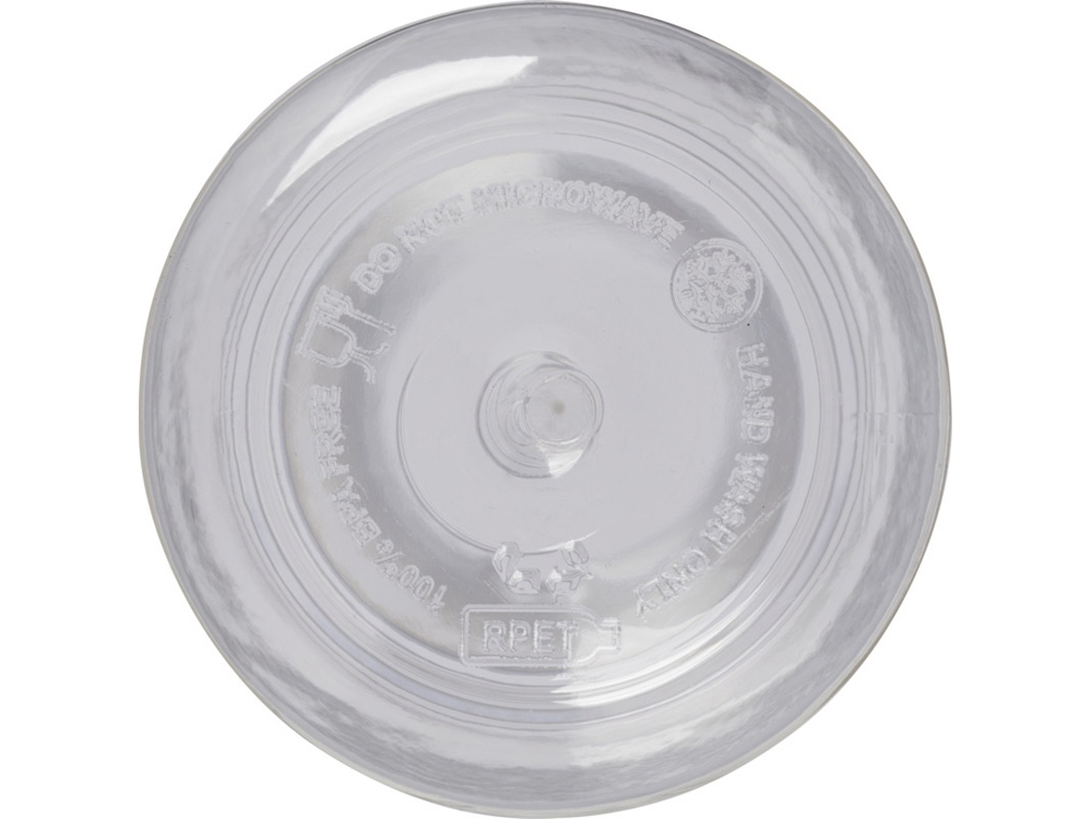 Illuminate бутылка для воды из переработанного PET-пластика, объемом 600 мл - Белый — изображение 5