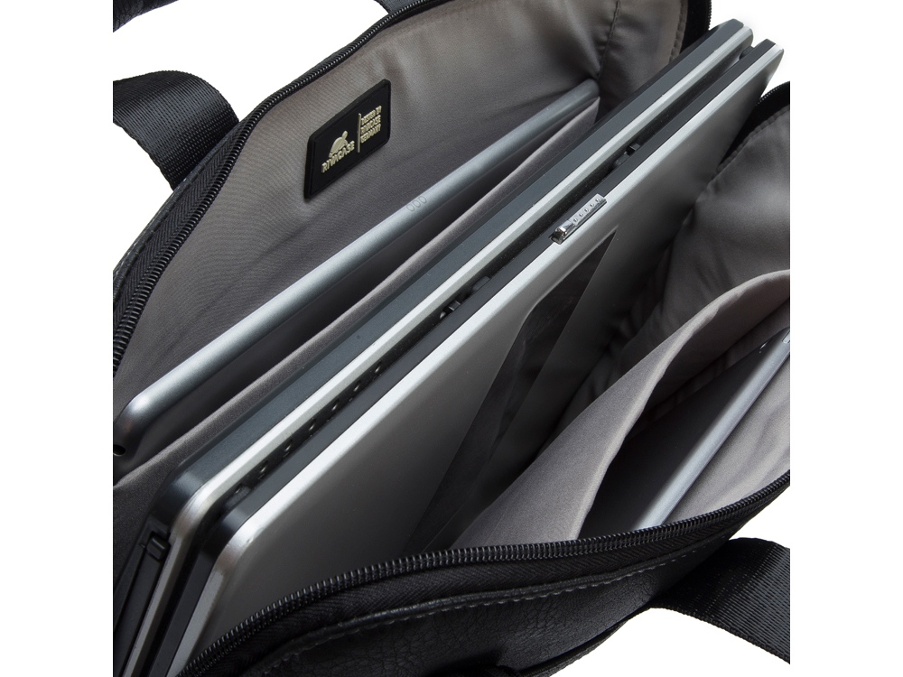 Сумка для ноутбука 15.6 из кожзама 8930, черный — изображение 5