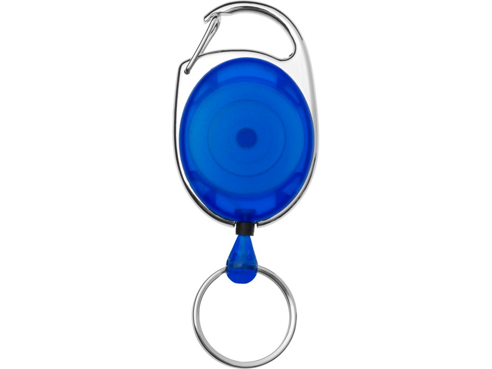 Брелок с ретрактором Demos, синий — изображение 2