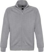 Толстовка мужская на молнии Sundae 280 серый меланж
