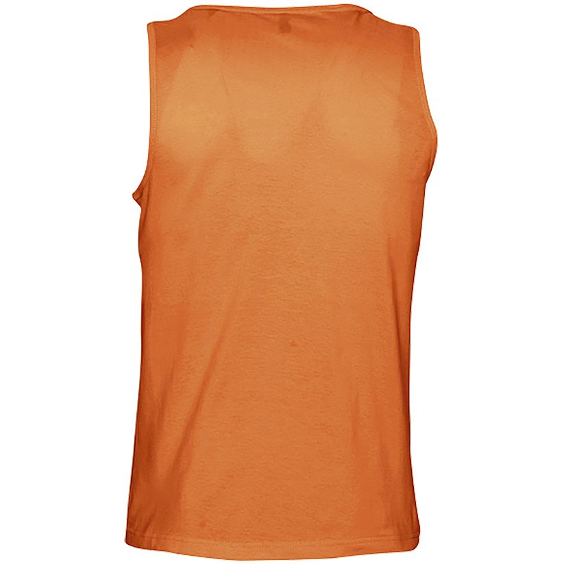 Майка мужская Justin 150, оранжевая — изображение 2
