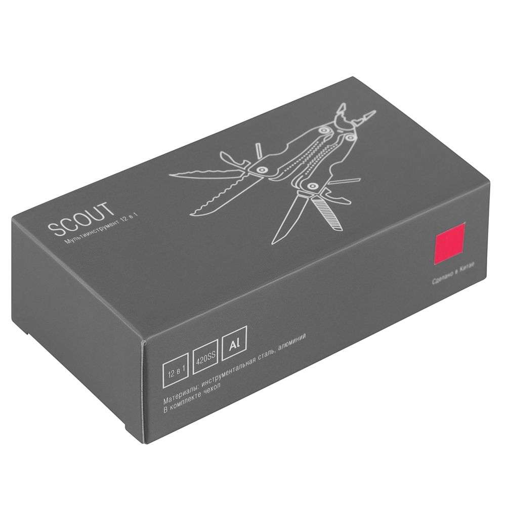 Мультитул Scout, красный — изображение 6