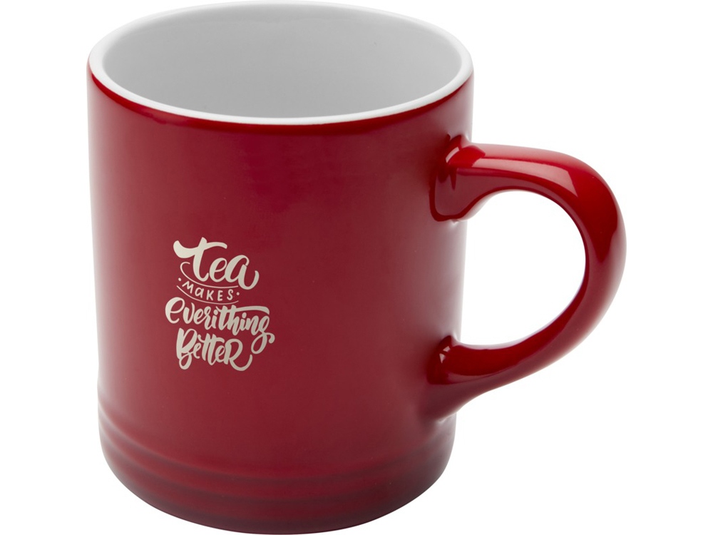 Laguna керамическая кружка объемом 330 мл, красный — изображение 4