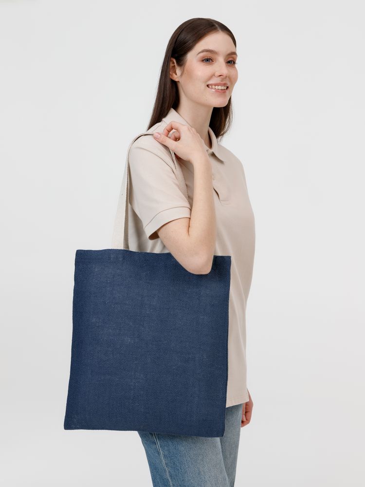 Холщовая сумка на плечо Juhu, синяя — изображение 6