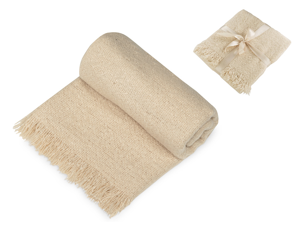 Подарочный набор с пледом, увлажнителем и попкорном, бежевый — изображение 10