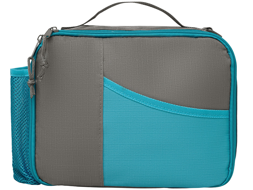 Изотермическая сумка-холодильник Breeze New для ланч-бокса, серый/голубой — изображение 2