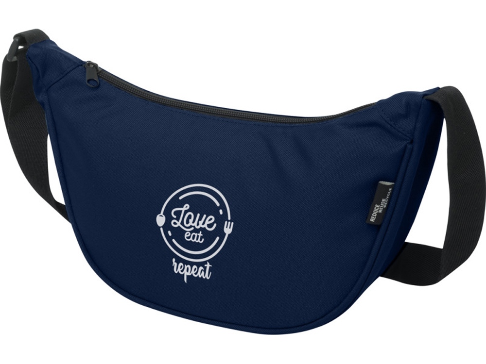 Byron поясная сумка из переработанных материалов объемом 1,5 л - Нейви — изображение 5