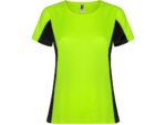 Футболка Shanghai женская, неоновый зеленый/черный