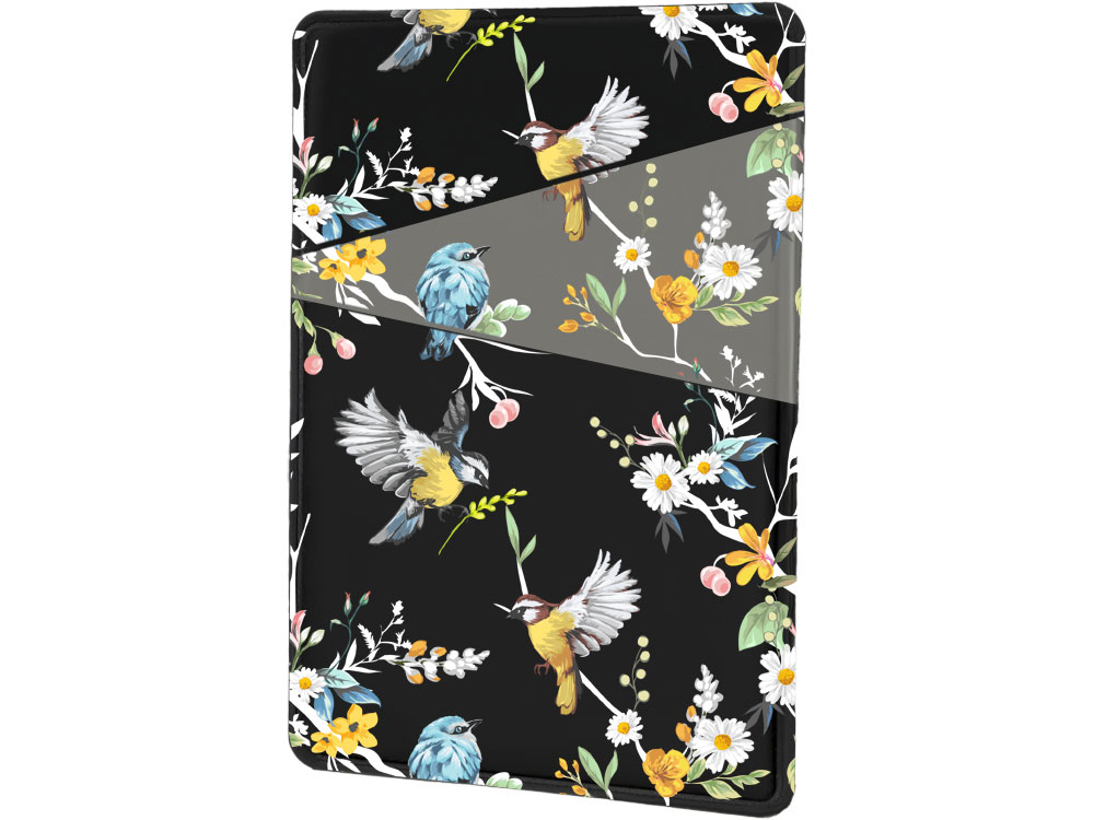 Картхолдер на 3 карты типа бейджа с возможностью полноцветной УФ-печати, софт-тач — изображение 4