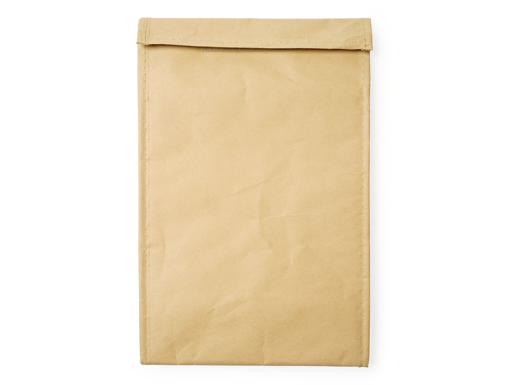 Сумка-холодильник KEMER из ламинированной бумаги, бежевый — изображение 5