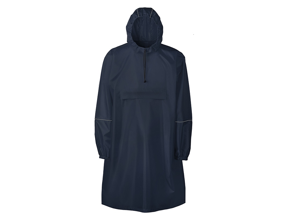 Дождевик - пончо Galaxy со светоотражающими элементами, темно-синий — изображение 3