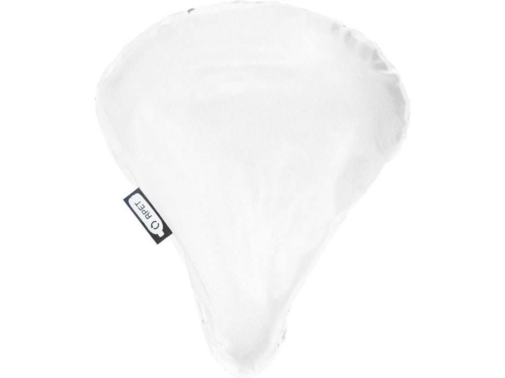 Водонепроницаемый чехол для велосипедного седла из переработанного ПЭТ Jesse, белый — изображение 2