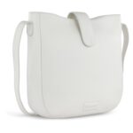 Сумка женская BUGATTI Elsa, белая, воловья кожа/полиэстер, 29х8х27 см