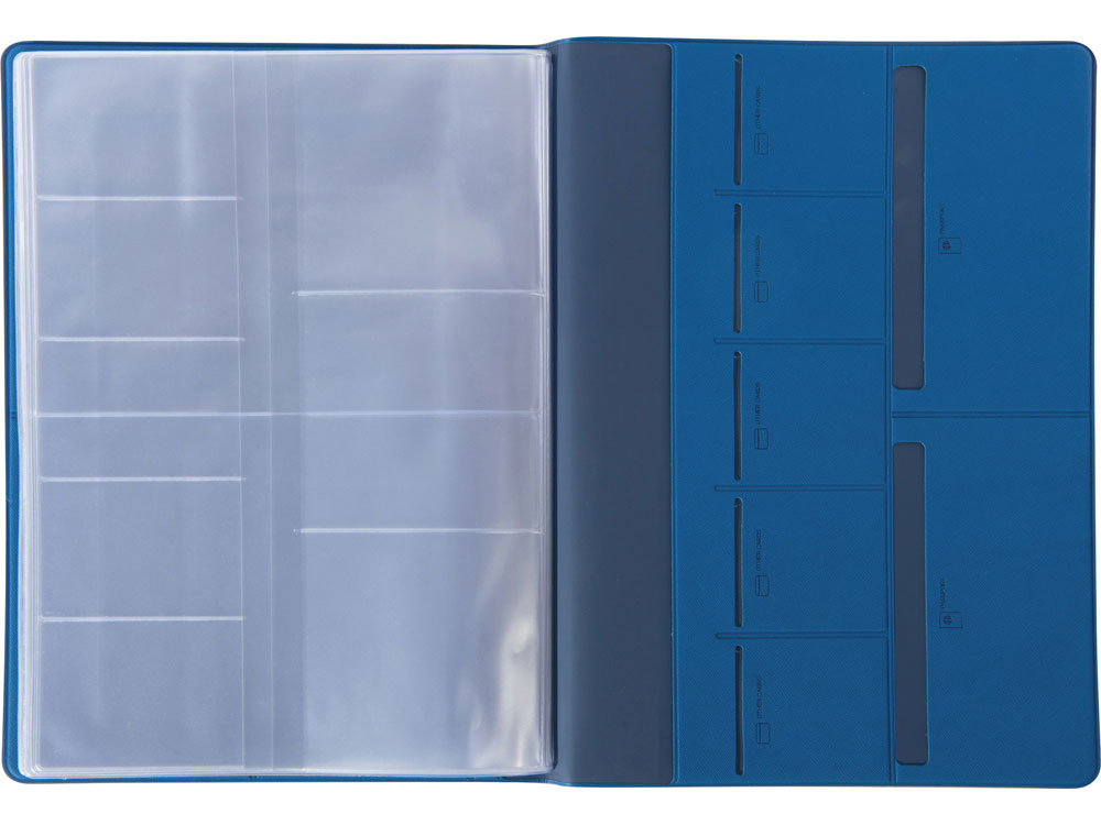 Органайзер Favor 2.0 для семейных документов на 4 комплекта документов, формат А4, синий — изображение 13