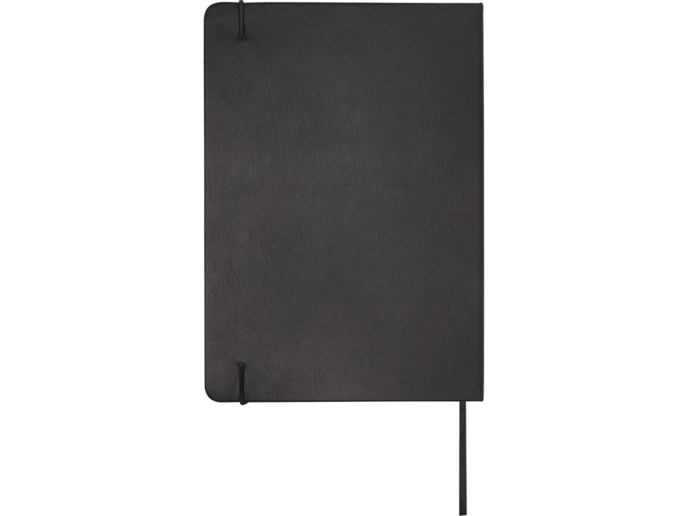 Legato блокнот формата А5 с набором из шариковой ручки и ручки-роллера - сплошной черный — изображение 3