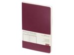 Ежедневник А5 недатированный Megapolis Velvet Flex, бордовый