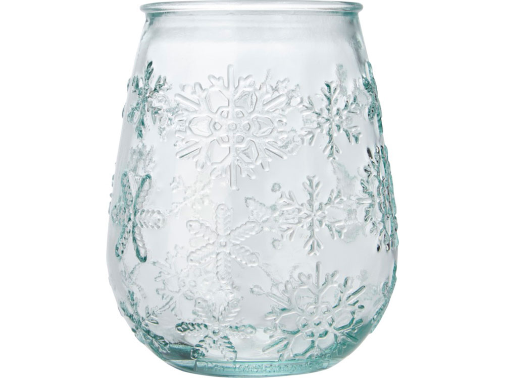 Подставка для чайной свечи Faro из переработанного стекла, прозрачный — изображение 3